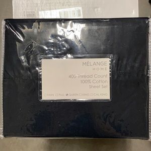 Melange cotton sheet